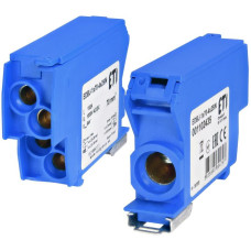 Блок розподільчий ETI, EDBJ-1x70-4x25/N (192A, 1000V AC/1500V DC, IN: 1x70, OUT: 4x25, синій) (1102435)