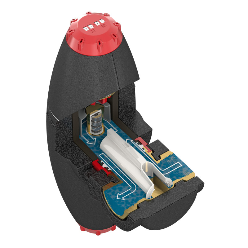 Flamco Форсований сепаратор повітря і бруду XStream Vent-Clean, ВР 3/4” , 10 бар, 120 гр.С. (11061)