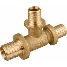 KAN-therm Трійник Push 25х3,5 / 25х3,5 / 18х2,5 латунний (1109257072) (1109257072)