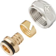 KAN-therm З'єднувач конусний (з нікельованою гайкою) 14x2 G3/4