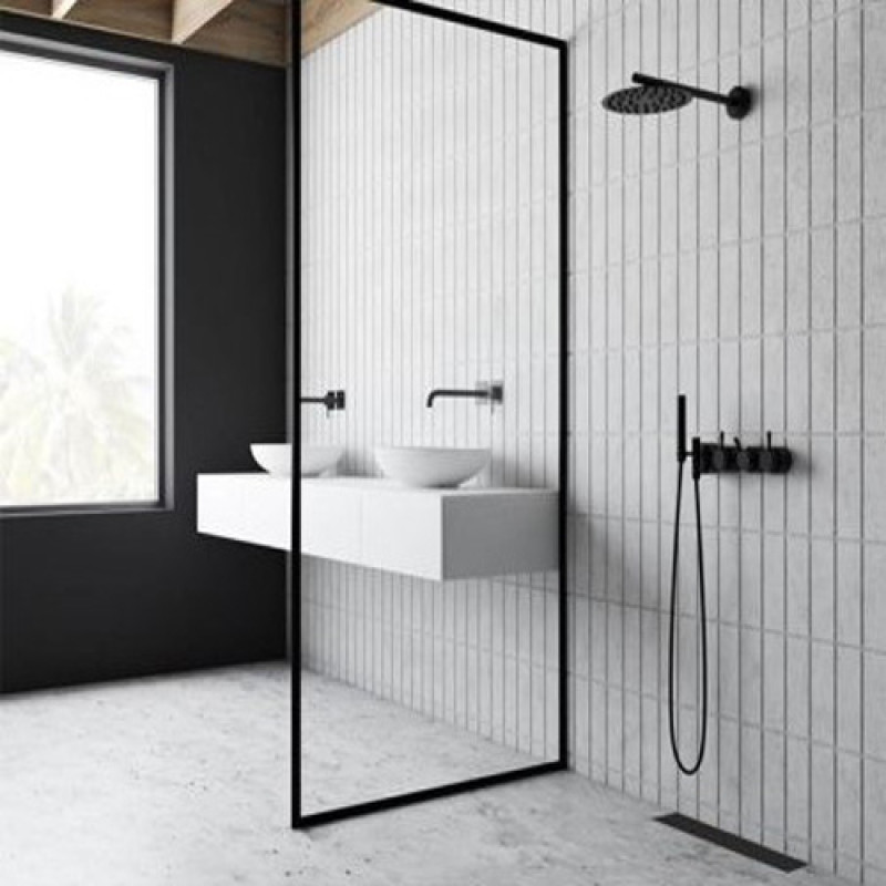 Uponor Душовий канал 100 см Aqua Ambient | чорний | без решітки (1136406)