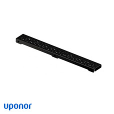 Uponor Решітка для душового лотка 80 см Aqua Ambient | перфорована | чорна (1136424)