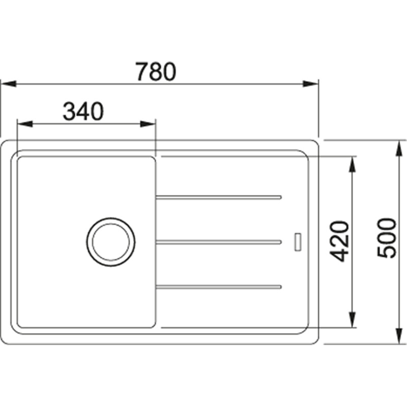 Franke Basis BFG 611-78 [114.0258.040] (1140258040)