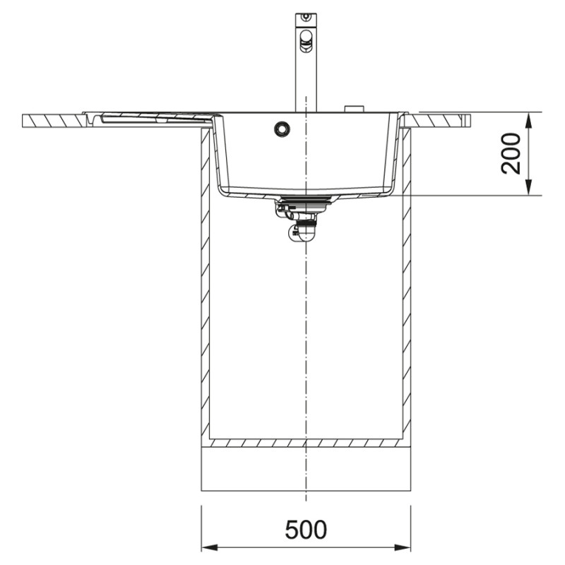 Franke Centro CNG 611-78 TL (1140630467)