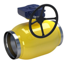 Кран під приварку газ Ду 250 Ру 25 СП з редуктором Vexve (Т=-40...+70 °С) L=530