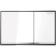 Geberit OMEGA60 SQUARE змивна клавіша для подвійного змиву, врівень зі стіною, хромований, білий/ дзеркальна/ глянцевий хром, (115.081.SI.1)