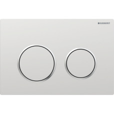 Geberit OMEGA20 ROUND змивна клавіша для подвійного змиву,матовий хром/глянцевий хром, (115.085.JQ.1)