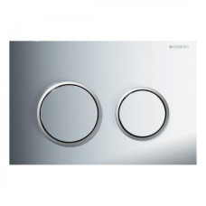 Geberit OMEGA20 ROUND змивна клавіша для подвійного змиву,глянцевий хром/матовий хром, (115.085.KH.1)