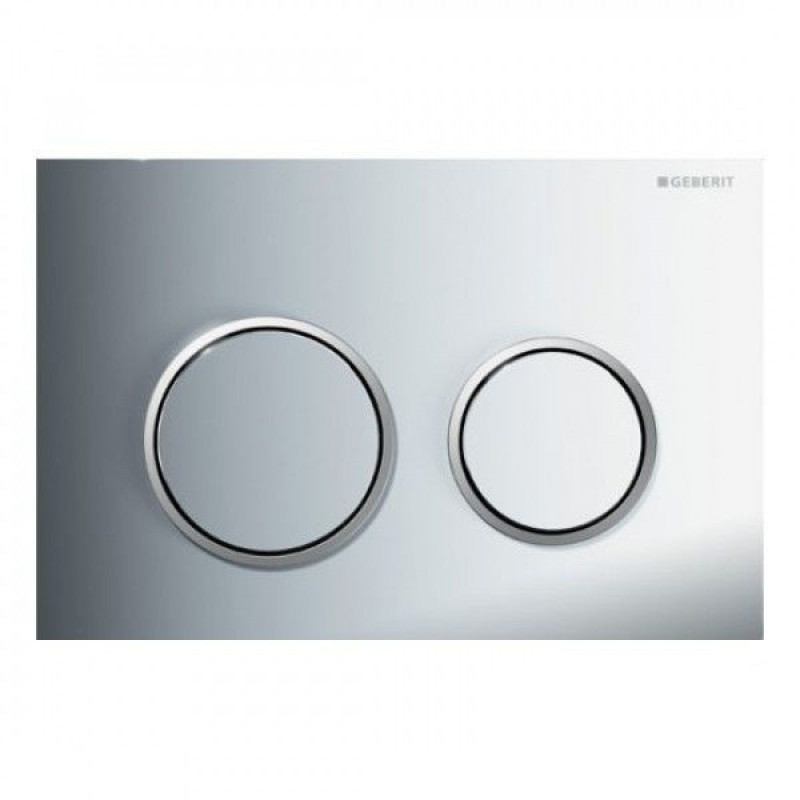 Geberit OMEGA20 ROUND змивна клавіша для подвійного змиву,глянцевий хром/матовий хром, (115.085.KH.1)