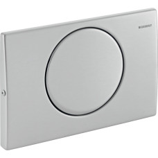 Geberit 115.108.00.1 Delta10 Клавіша змиву із системою змив/стоп, з кріпленням на гвинтах, нержавіюча сталь