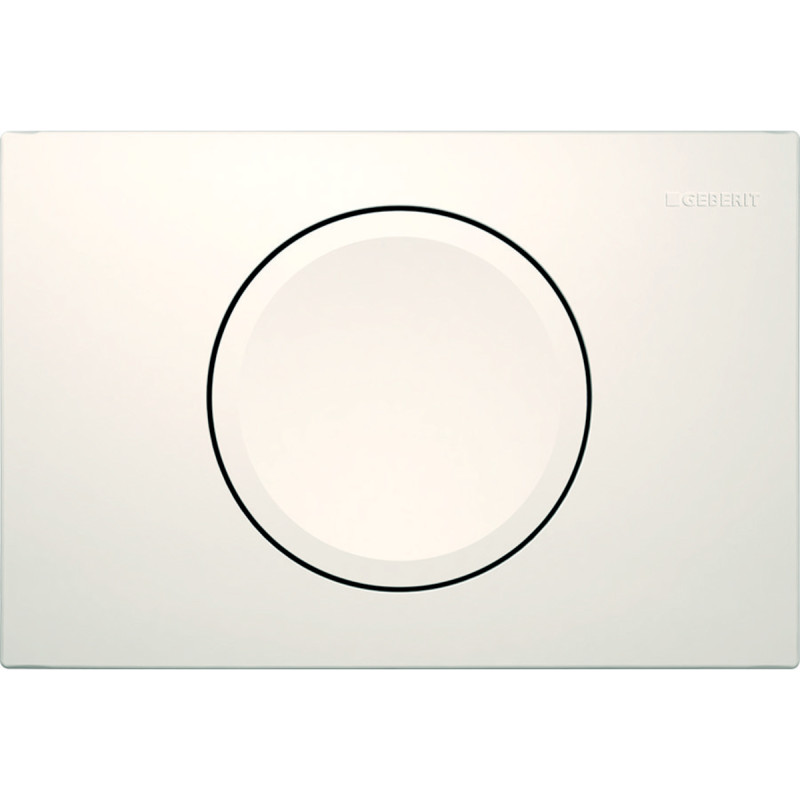 Geberit DELTA15 ROUND змивна клавіша, пластик, білий, (115.109.11.1)