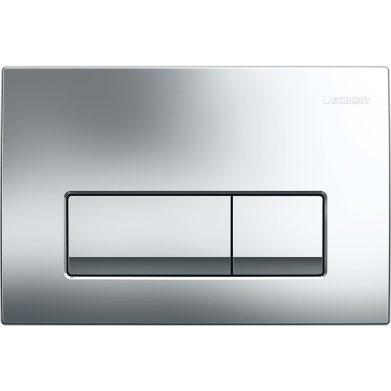 Geberit 115.119.21.1 Delta50 Клавіша змиву з подвійним змивом: Глянцевий хром