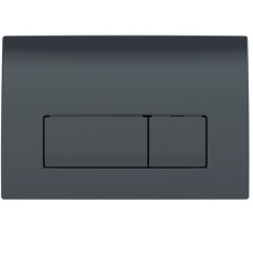 Geberit 115.119.DW.1 Delta50 Клавіша змиву з подвійним змивом: Чорний глянець