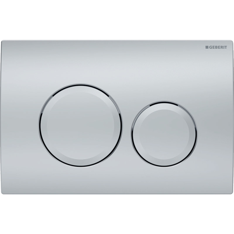 Geberit 115.127.46.1 Delta20 Клавіша змиву з подвійним змивом: Матовий хром