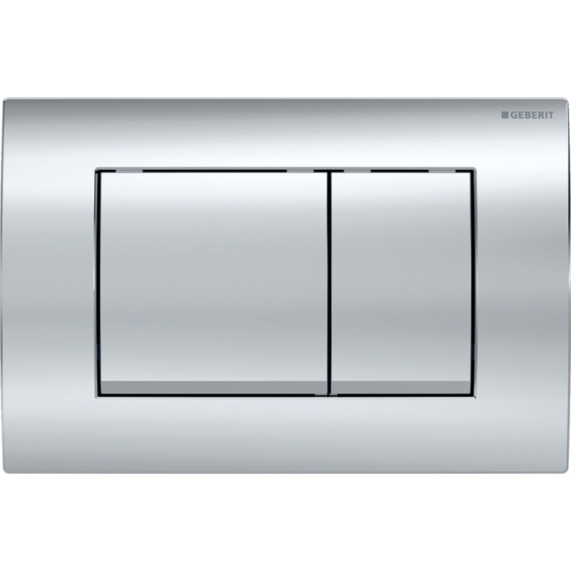 Geberit 115.137.21.1 Delta30 Клавіша змиву з подвійним змивом: Глянцевий хром