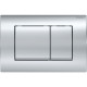 Geberit 115.137.21.1 Delta30 Клавіша змиву з подвійним змивом: Глянцевий хром
