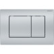 Geberit 115.137.46.1 Delta30 Клавіша змиву з подвійним змивом: Матовий хром