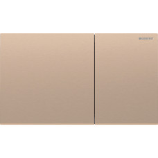 Geberit SIGMA70 SQUARE змивна клавіша для подвійного змиву, червоне золото / матовий, легко чиститься, (115.622.QB.1)