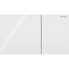 Geberit SIGMA70 SQUARE змивна клавіша для подвійного змиву, білий, (115.622.SI.1)