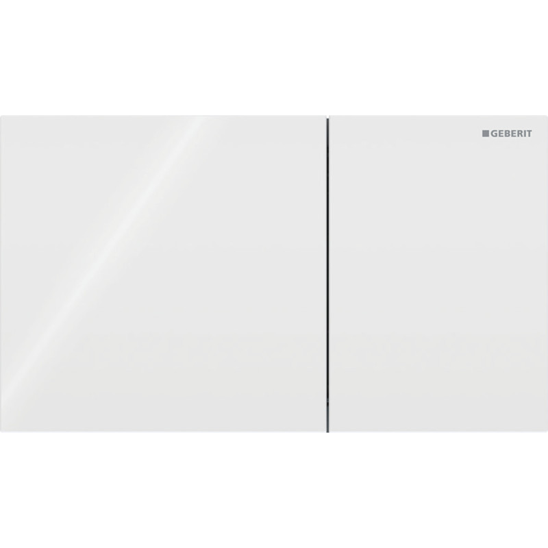 Geberit SIGMA70 SQUARE змивна клавіша для подвійного змиву, білий, (115.622.SI.1)