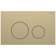 115.628.QF.1 Sigma40 round Клавіша змиву, подвійний змив, нержавіюча сталь, колір латунь матова