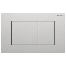 115.629.FW.1 Sigma40 square Клавіша змиву, подвійний змив, нержавіюча сталь, колір сталевий матовий