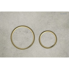 Geberit SIGMA50 ROUND змивна клавіша для подвійного змиву, латунь /під бетон, (115.652.JV.1)