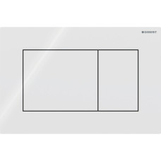 Geberit SIGMA01 SQUARE змивна клавіша для подвійного змиву, білий, (115.660.11.1)