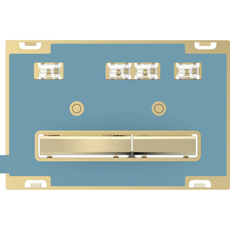 Geberit SIGMA50 SQUARE змивна клавіша для подвійного змиву, латунь /за специфікацією замовника, (115.672.00.2)