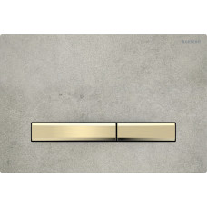 Geberit SIGMA50 SQUARE змивна клавіша для подвійного змиву, латунь /під бетон, (115.672.JV.2)