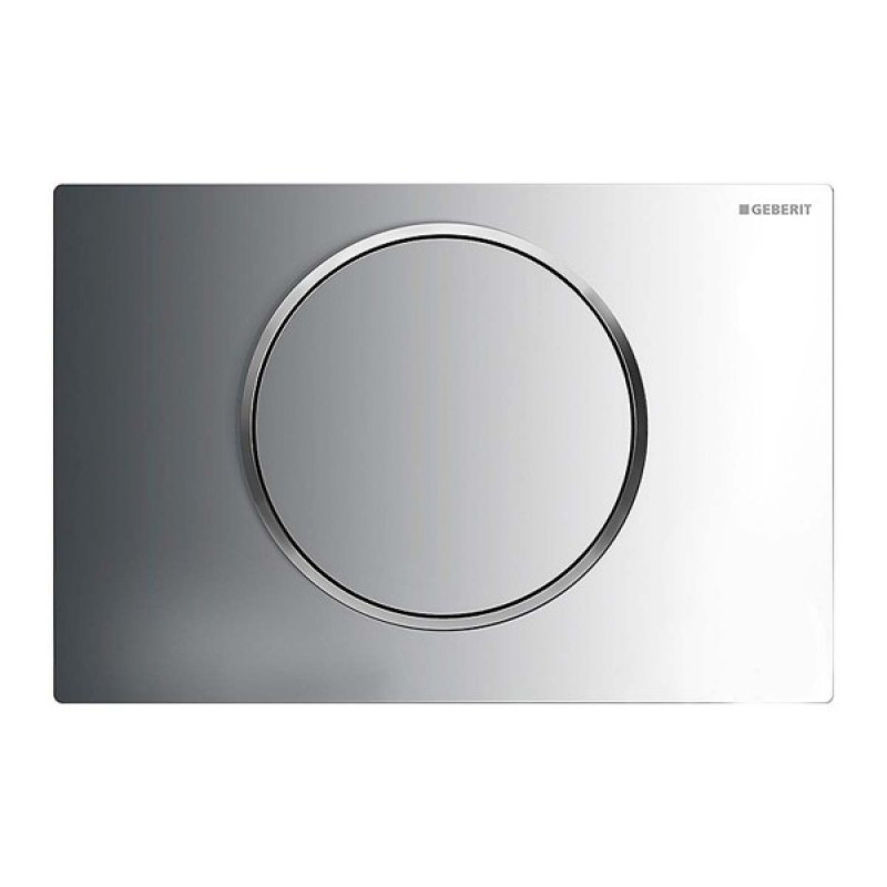 Geberit SIGMA10 ROUND змивна клавіша, для змивання/ зупинки змивання, глянцевий хром/ матовий хром, (115.758.KH.5)