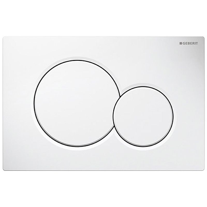 Geberit 115.770.11.5 Sigma01 Клавіша змиву, колір білий