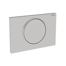 Geberit SIGMA10 ROUND змивна клавіша, для змивання/ зупинки змивання, кріпленням на гвинтах,матовий, легко чиститься/декоративне кільце поліроване, (115.787.SN.5)