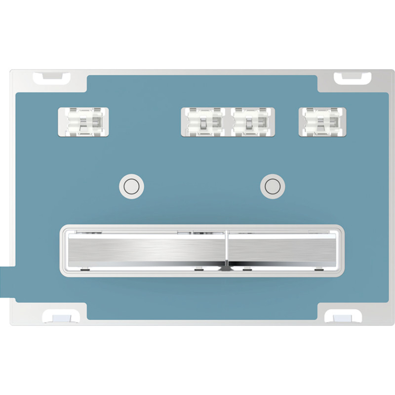 Geberit SIGMA50 SQUARE змивна клавіша для подвійного змиву,хромований /за специфікацією замовника, (115.788.00.2)
