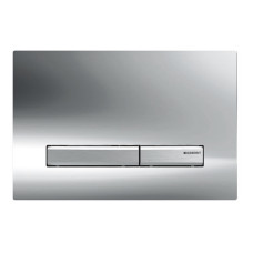 Geberit SIGMA50 SQUARE змивна клавіша для подвійного змиву, хромований /глянцевий хром, (115.788.21.2)