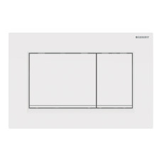 Geberit SIGMA20 SQUARE змивна клавіша для подвійного змиву,білий /білий матовий, (115.883.11.1)