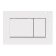 Geberit SIGMA20 SQUARE змивна клавіша для подвійного змиву,білий /білий матовий, (115.883.11.1)