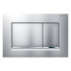 Geberit 115.883.JQ.1 Sigma30 Клавіша змиву, подвійний змив, легкоочисна поверхня, хром мат/хром глянець