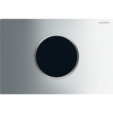 Geberit SIGMA10 ROUND змивна клавіша,автоматичне / безконтактне змивання, живлення від мережі, глянцевий хром/матовий хром, (115.907.KH.6)