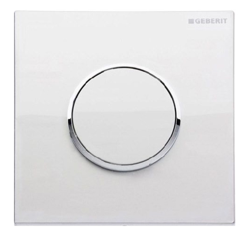 Geberit HYTOUCH ROUND Система пневматичного керування змиванням пісуара, змивна клавіша типу 10, глянцевий хром/матовий хром, (116.015.KH.1)