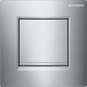 Geberit TYPE20 SQUARE система керування пісуаром із пневматичним запуском змивання, змивна клавіша типу 20,глянцевий хром /матовий хром, (116.017.KH.1)