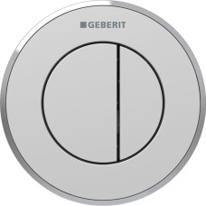 Geberit TYPE10 ROUND механізм дистанційного змиву, пневматичний,для подвійного змиву, клавіша прихованого монтажу, матовий хром, легко чиститься, поліроване, (116.055.JQ.1)