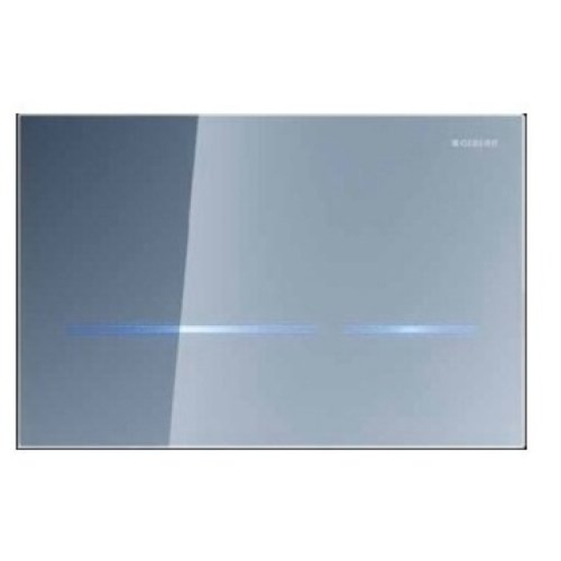 Geberit SIGMA80 SQUARE система керування електронна, живлення від мережі,зі змивною клавішею (Sigma 8 см), безконтактне змивання, скло дзеркальне, (116.092.SM.6)