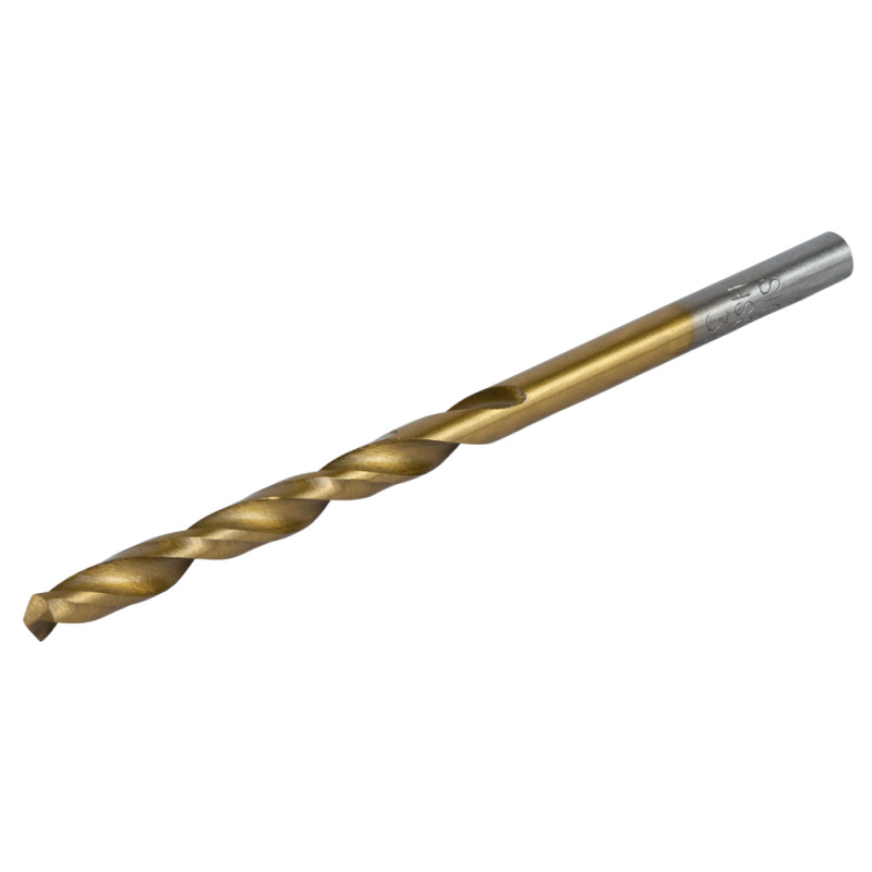 SIGMA Свердло по металу HSS-TIN титанове Ø3.5мм (pvc, КРАТНО 10шт) (1165281) (10 шт)
