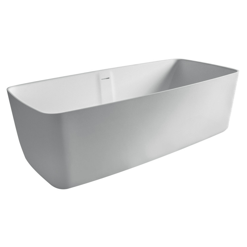 VOLLE Ванна окремо стояча кам`яна Solid surface 1680 * 800 * 530mm, (12-40-034)