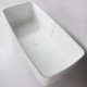 VOLLE Ванна окремо стояча кам`яна Solid surface 1680 * 800 * 530mm, (12-40-034)