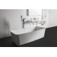VOLLE Ванна окремо стояча кам`яна Solid surface 1680 * 800 * 530mm, (12-40-034)
