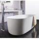 VOLLE Ванна окремо стояча кам`яна Solid surface 1680 * 800 * 530mm, (12-40-036)