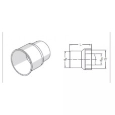 REHAU Патрубок для сифону RAUPIANO PLUS прямий 50/40-30 (121414001)