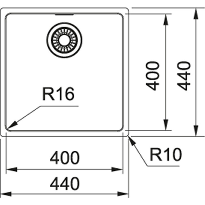 Franke Кухонна мийка Maris MRX 110-40/122.0598.646/нержав.сталь полірована (1220598646)